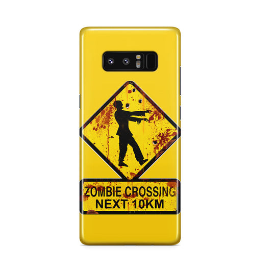 Zombie Crossing Sign Galaxy Note 8 Case