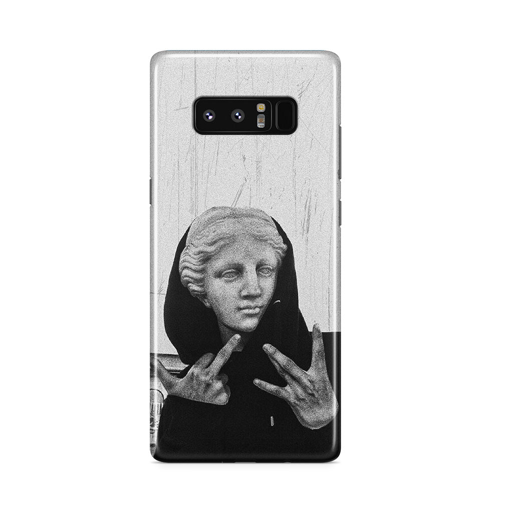 Greek Statue Wearing Hoodie Galaxy Note 8 Case