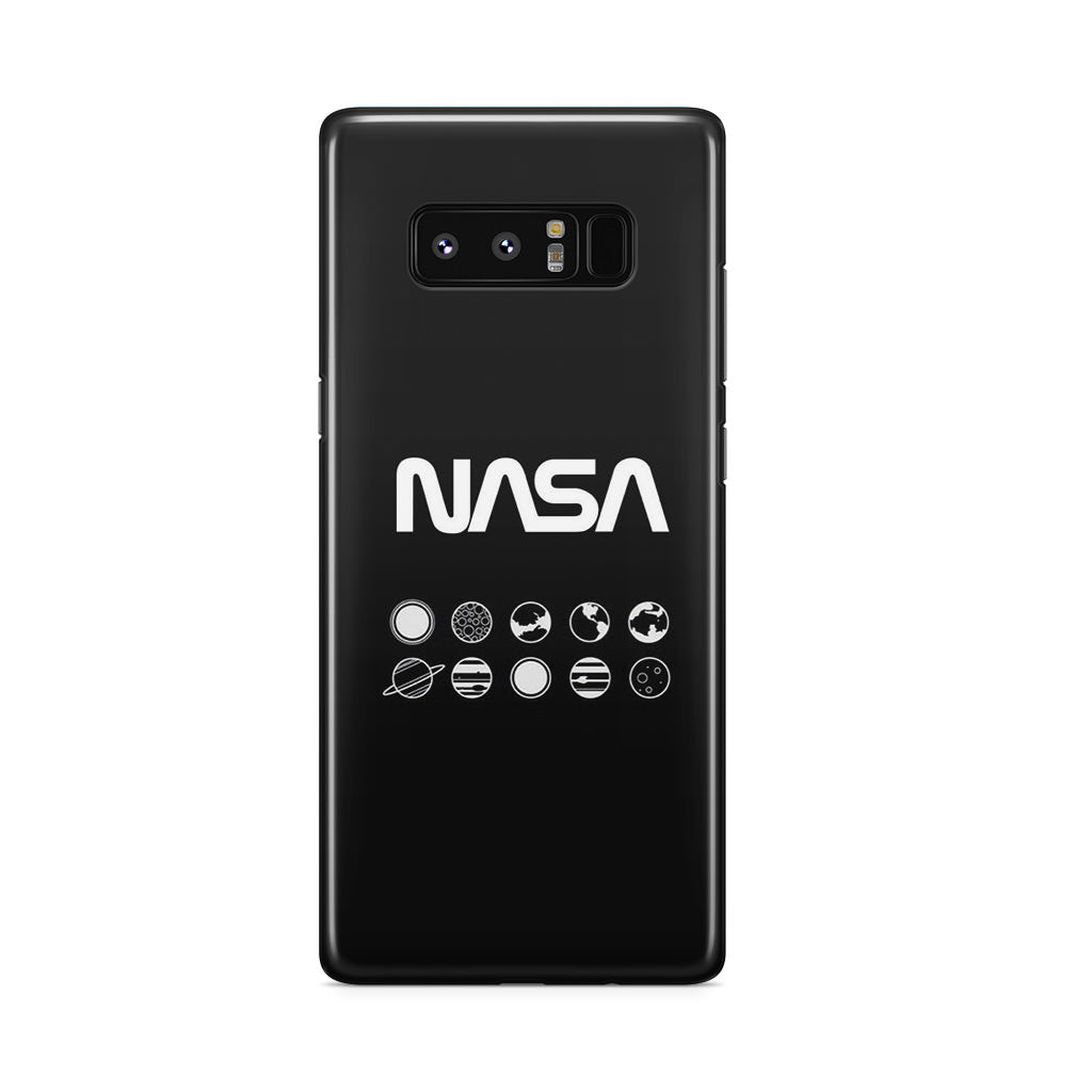 NASA Minimalist Galaxy Note 8 Case