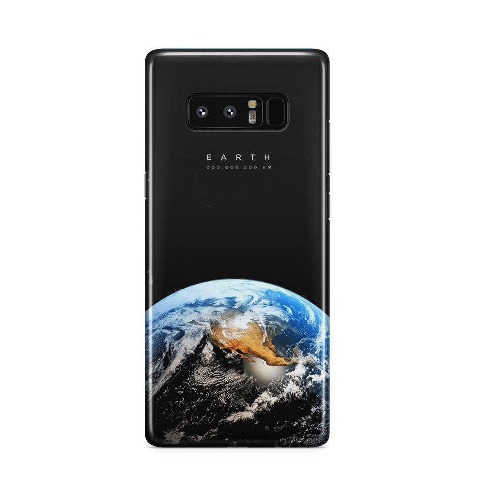 Planet Earth Galaxy Note 8 Case