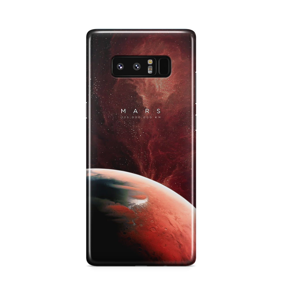 Planet Mars Galaxy Note 8 Case