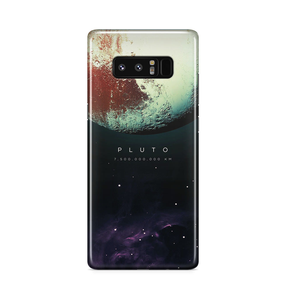 Planet Pluto Galaxy Note 8 Case