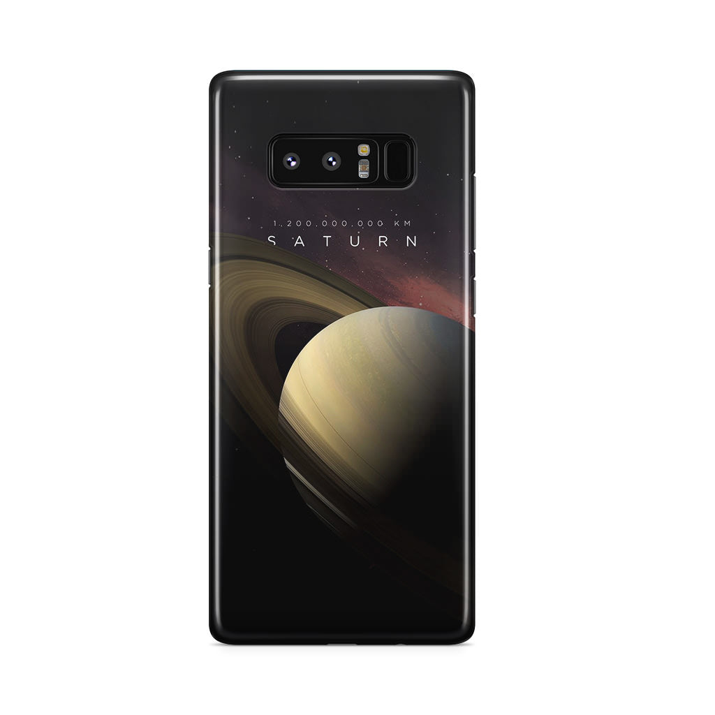 Planet Saturn Galaxy Note 8 Case