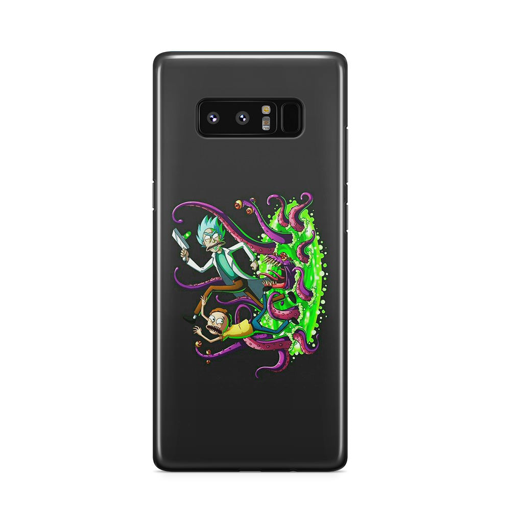 Rick And Morty Pass Through The Portal Galaxy Note 8 Case