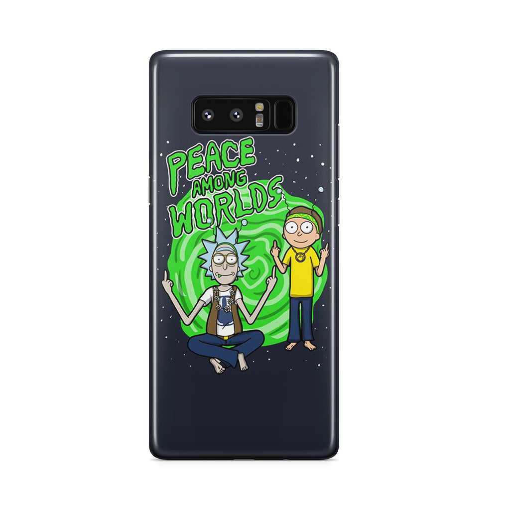 Rick And Morty Peace Among Worlds Galaxy Note 8 Case