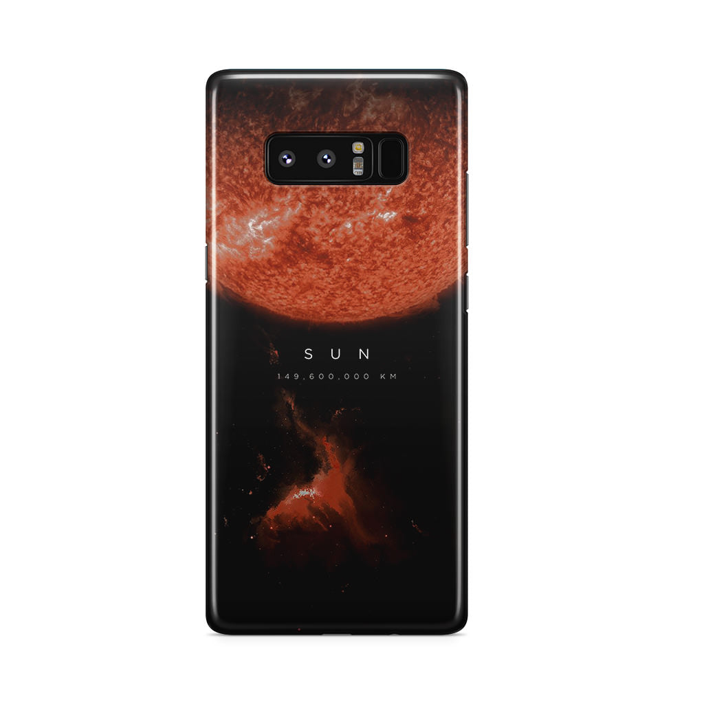 The Sun Galaxy Note 8 Case