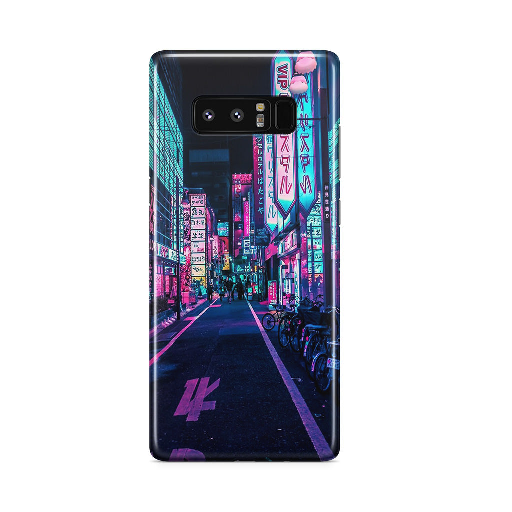 Tokyo Street Wonderful Neon Galaxy Note 8 Case