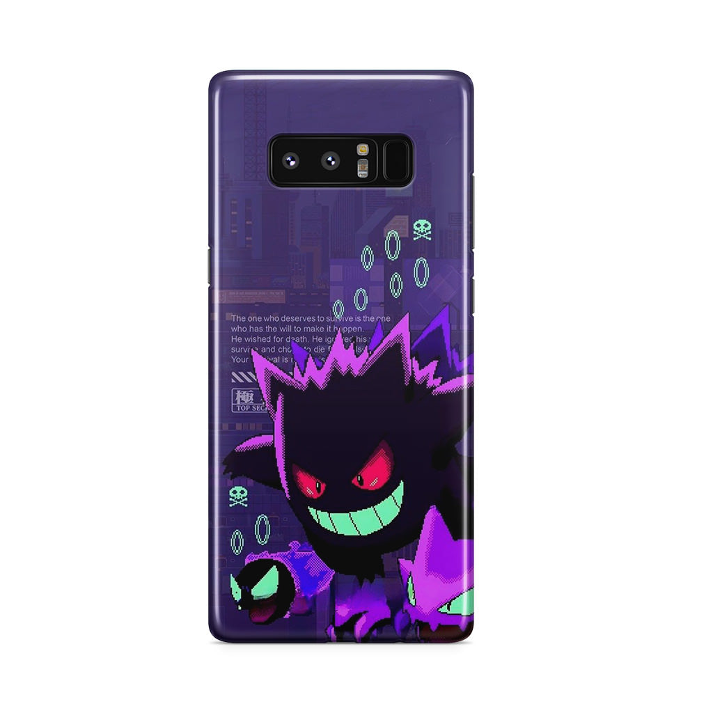 Gengar Pixel Art Galaxy Note 8 Case