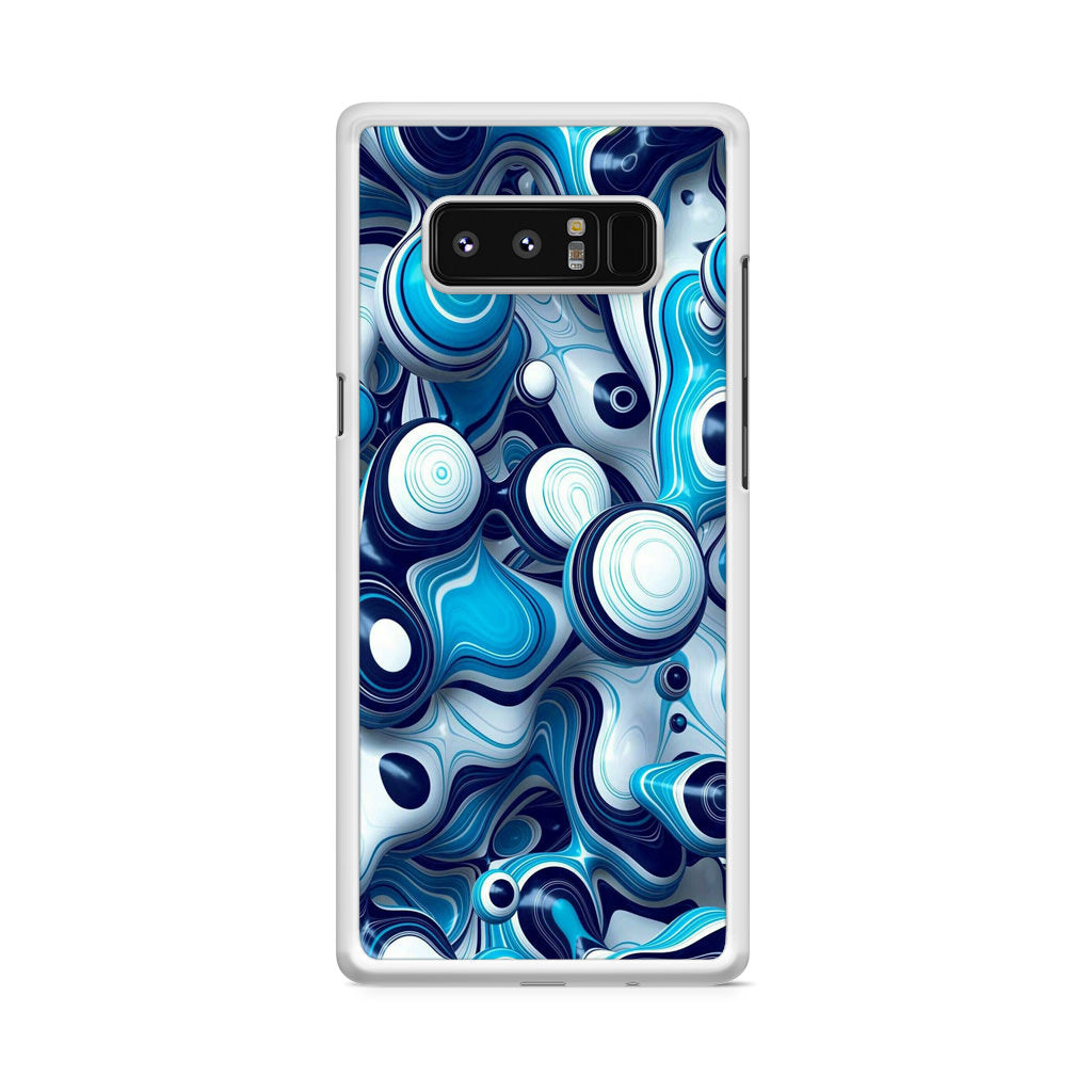 Abstract Art All Blue Galaxy Note 8 Case
