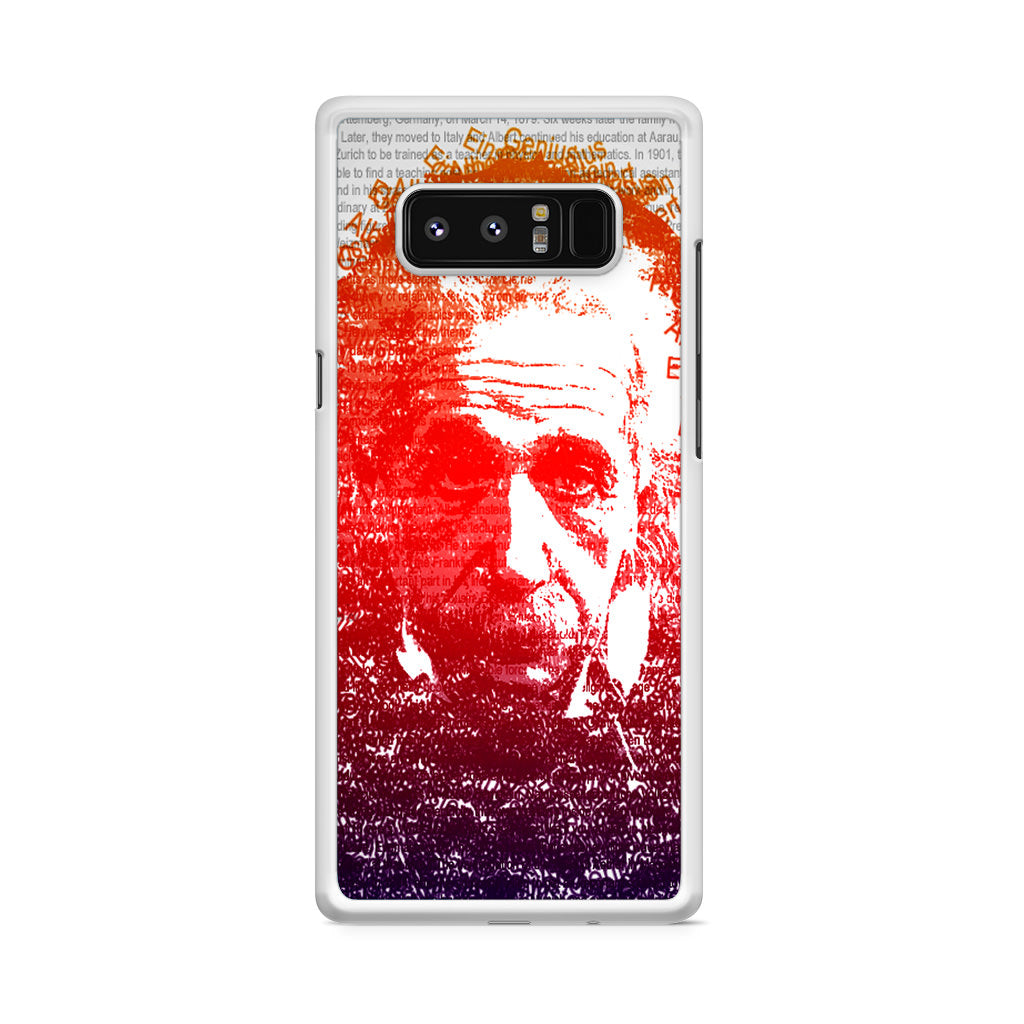 Albert Einstein Art Galaxy Note 8 Case