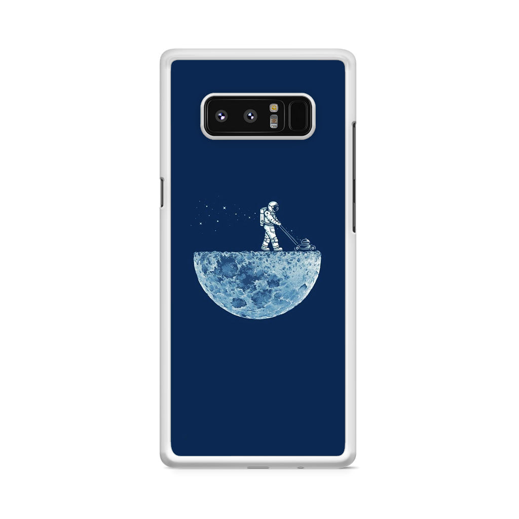 Astronaut Mowing The Moon Galaxy Note 8 Case