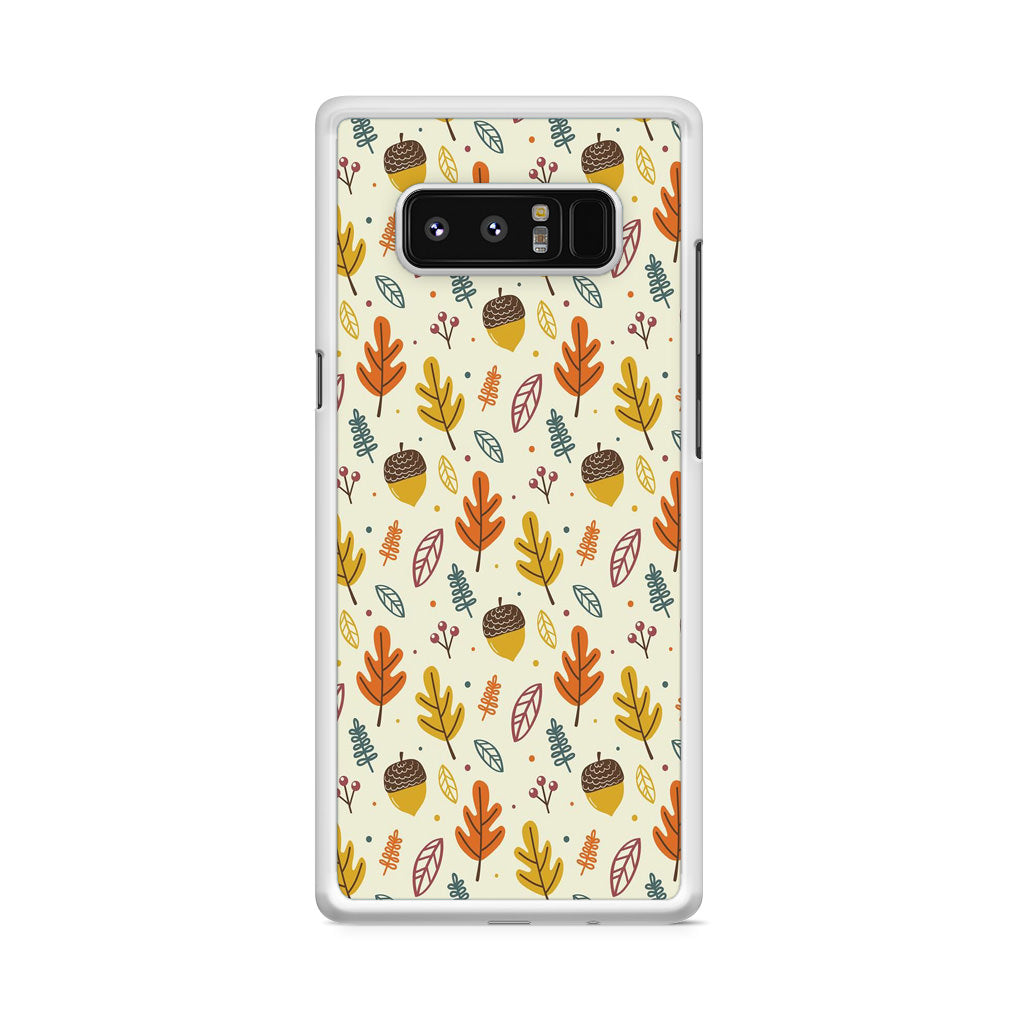 Autumn Things Pattern Galaxy Note 8 Case