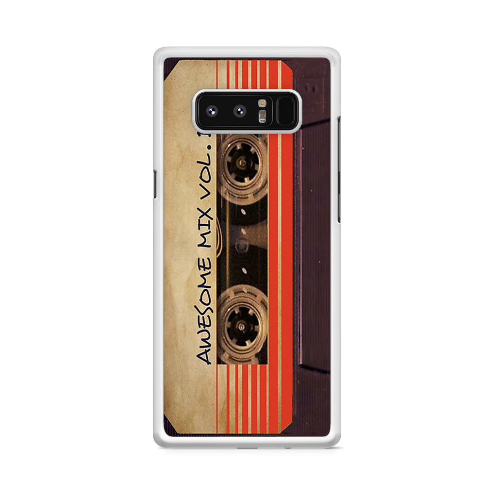 Awesome Mix Vol 1 Cassette Galaxy Note 8 Case