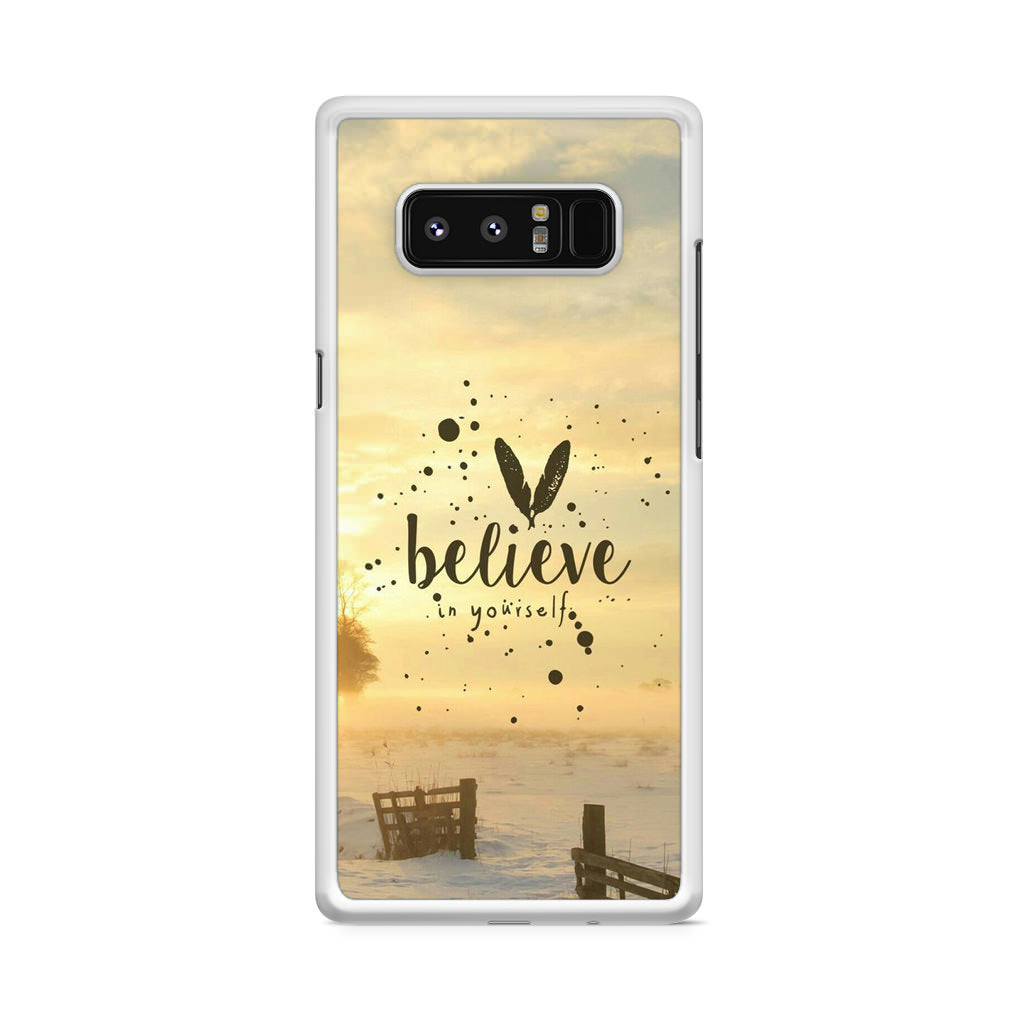 Believe in Yourself Galaxy Note 8 Case