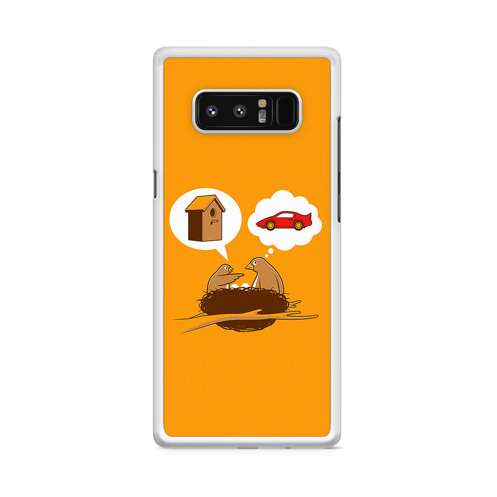 Bird Life Priorities Galaxy Note 8 Case