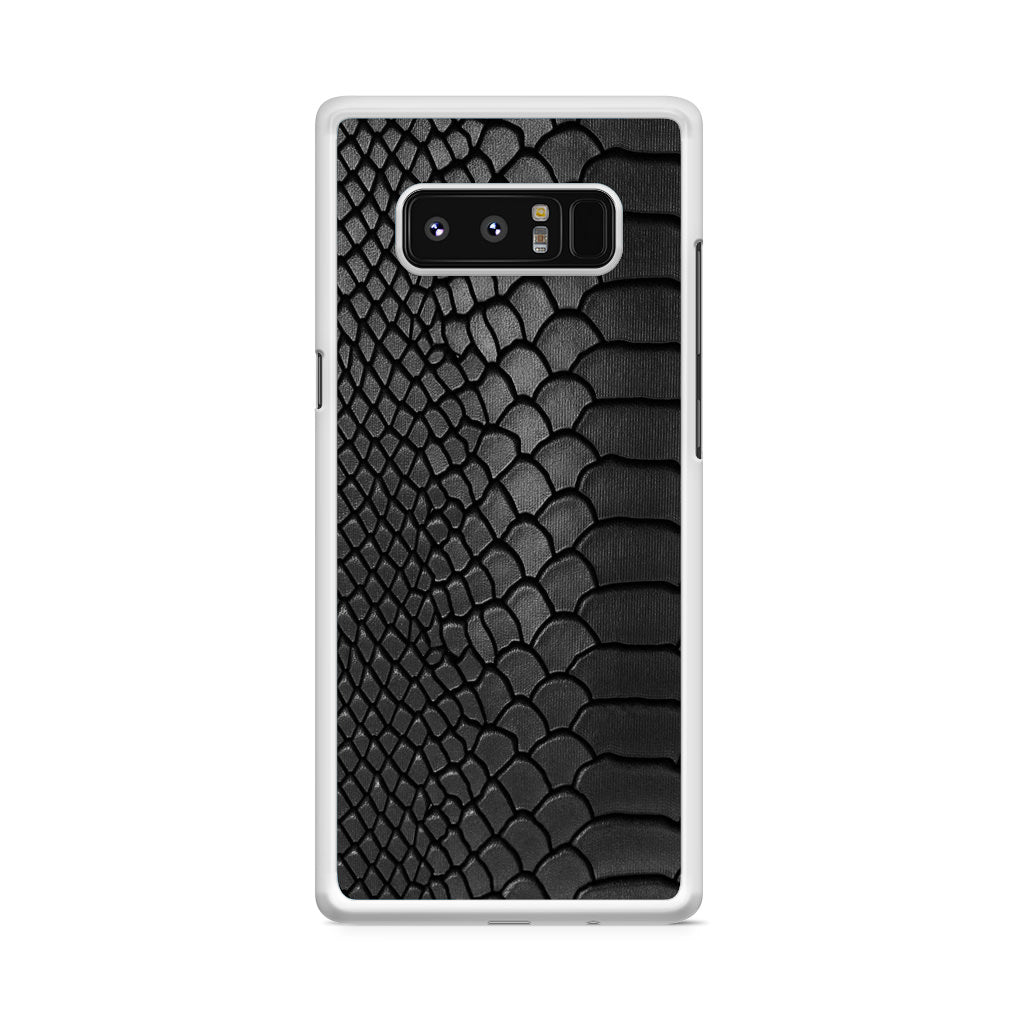 Black Snake Skin Texture Galaxy Note 8 Case