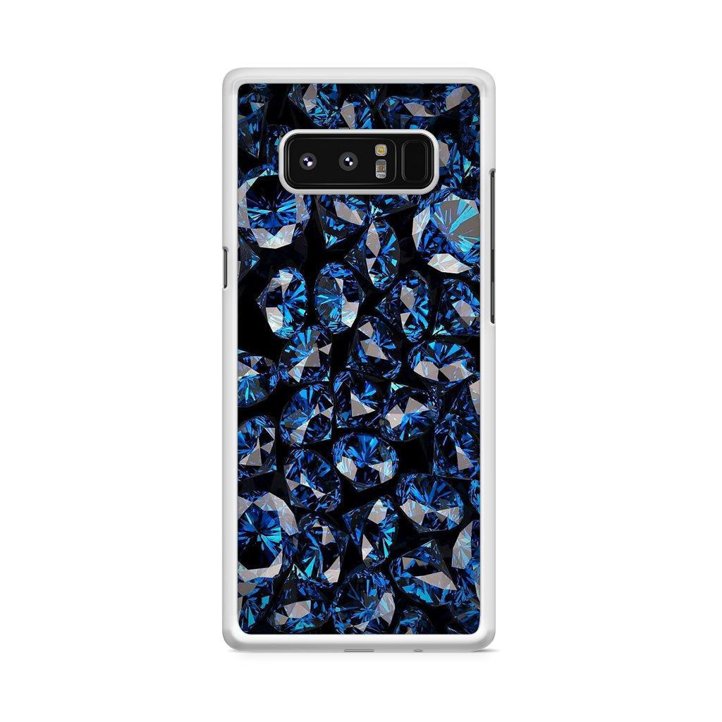 Blue Diamonds Pattern Galaxy Note 8 Case