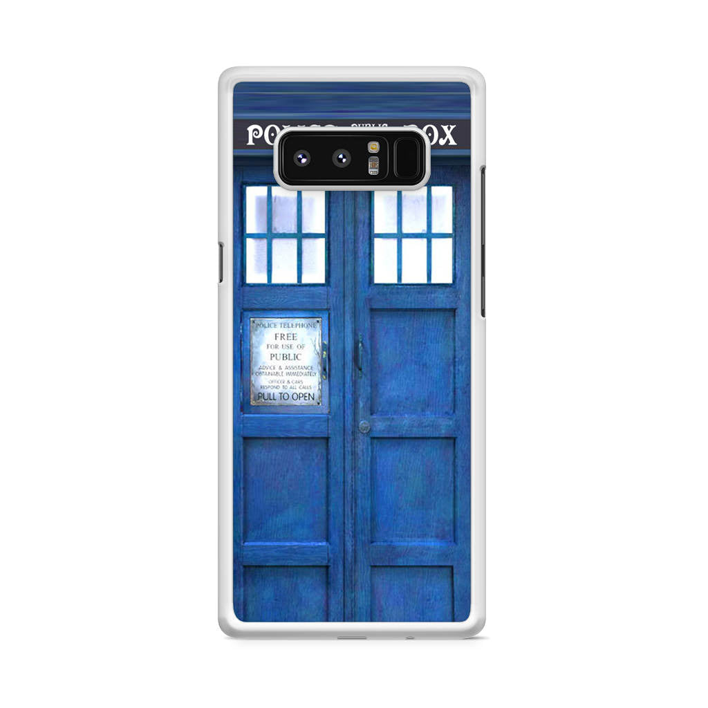 Blue Police Call Box Galaxy Note 8 Case