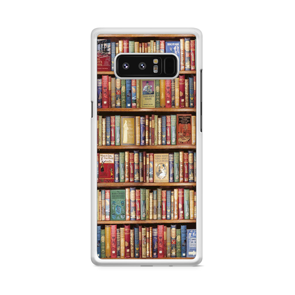 Bookshelf Library Galaxy Note 8 Case