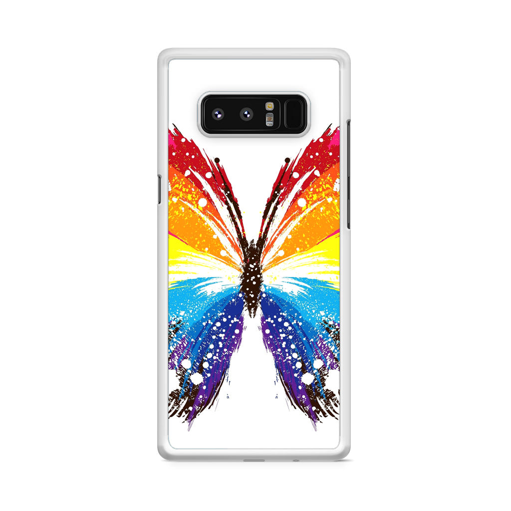 Butterfly Abstract Colorful Galaxy Note 8 Case