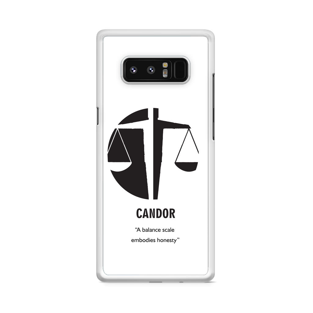 Candor Divergent Faction Galaxy Note 8 Case