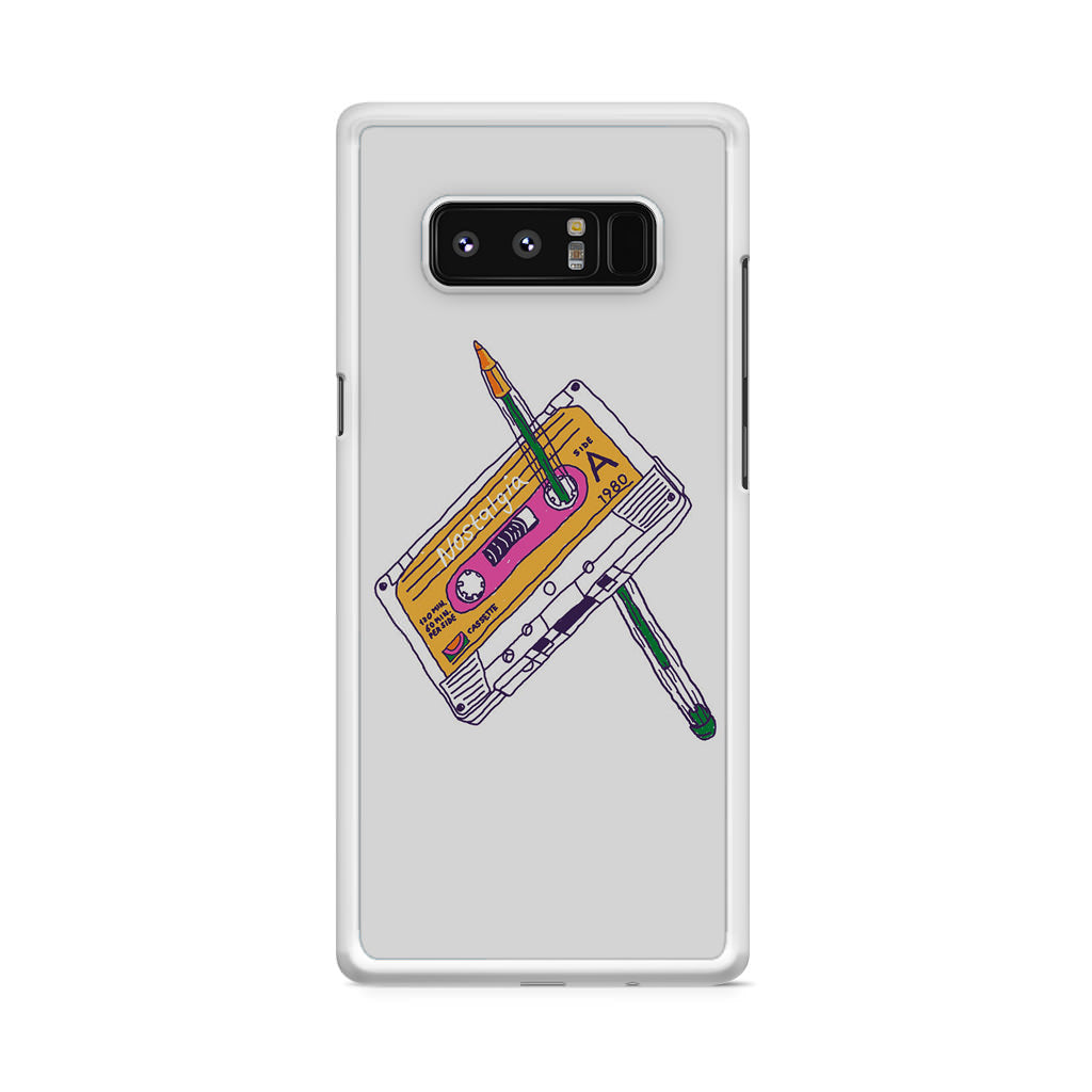 Cassete Tape Old Galaxy Note 8 Case