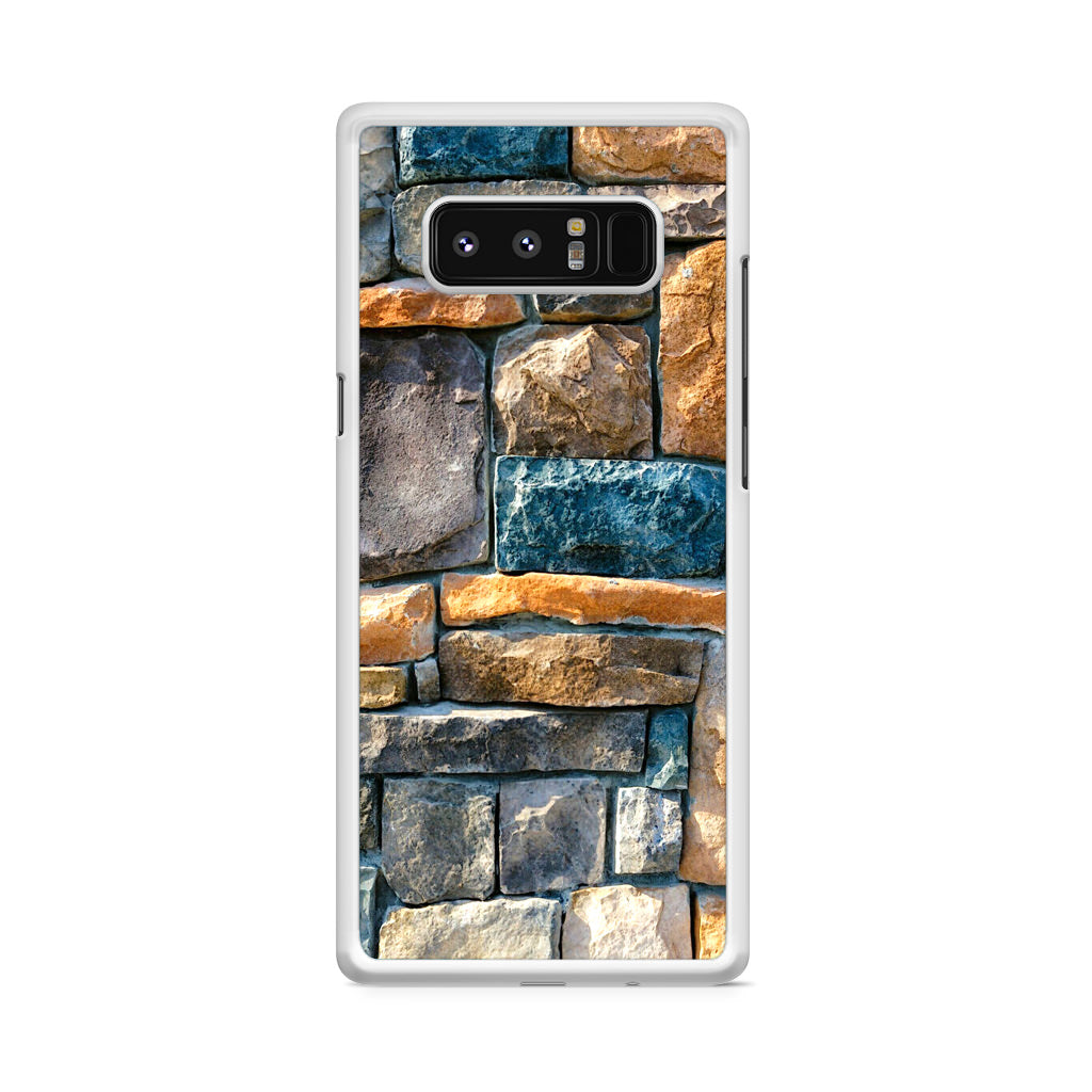 Colored Stone Piles Galaxy Note 8 Case