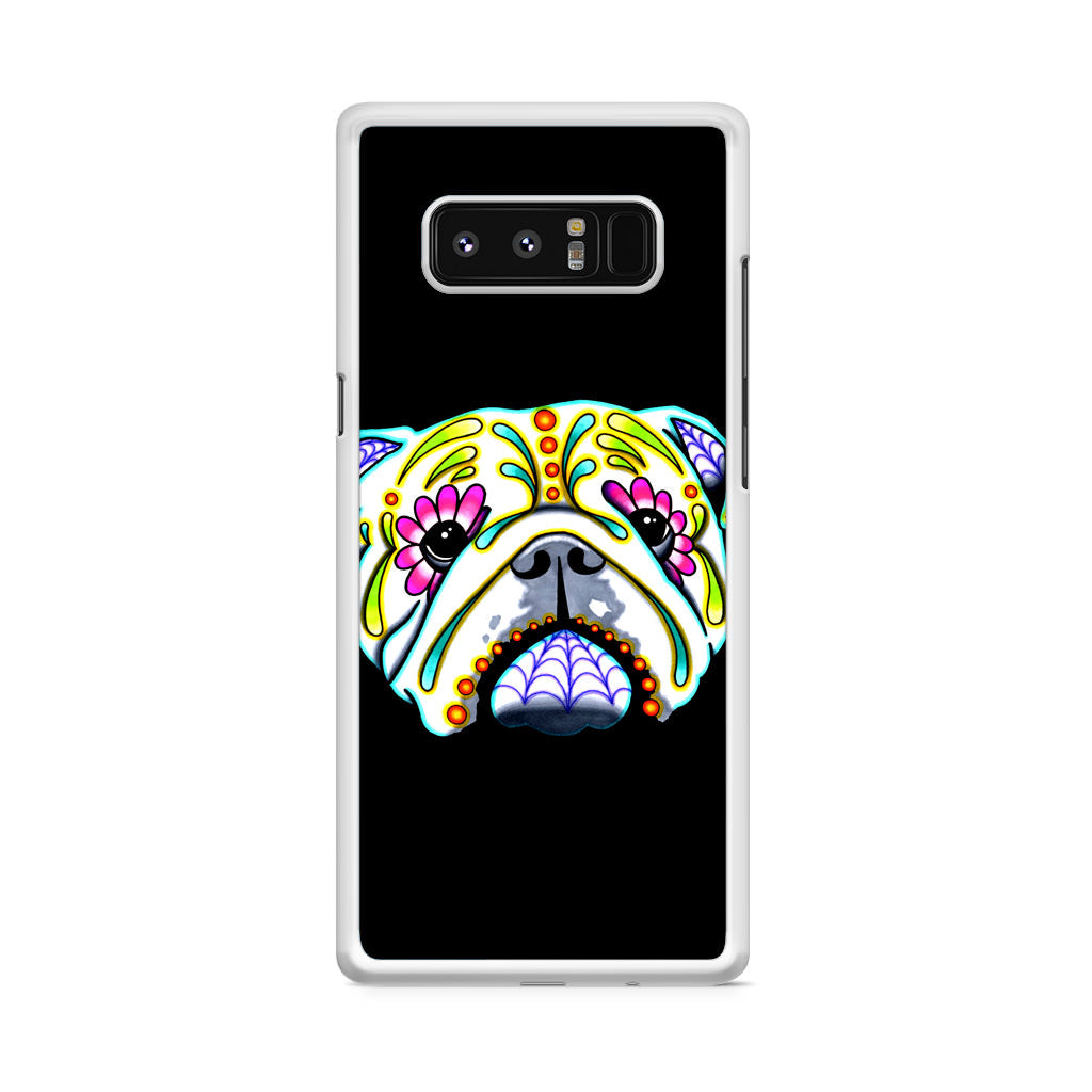 Colorful Bulldog Art Galaxy Note 8 Case