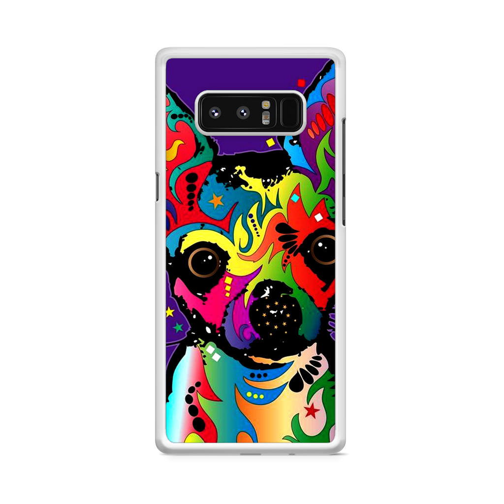 Colorful Chihuahua Galaxy Note 8 Case