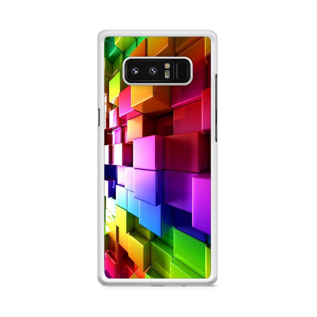 Colorful Cubes Galaxy Note 8 Case