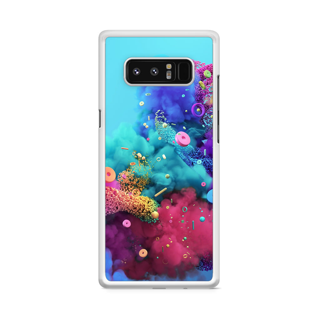 Colorful Smoke Boom Galaxy Note 8 Case