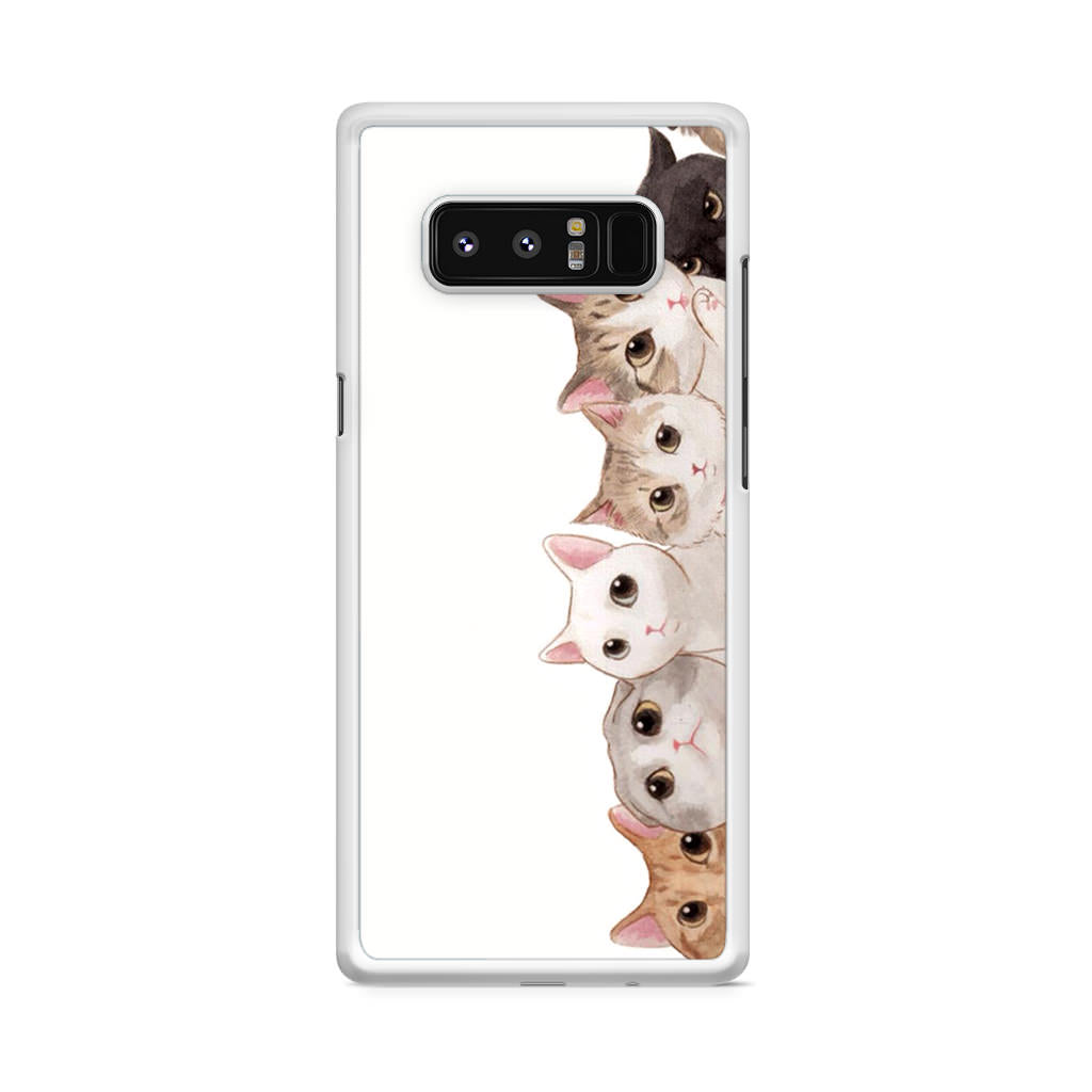 Cute Cats Vertical Galaxy Note 8 Case