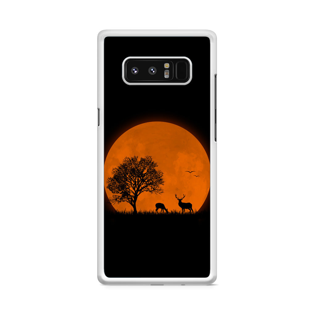 Deer Silhouette Galaxy Note 8 Case