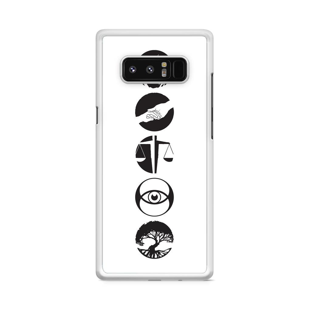 Divergent Factions Galaxy Note 8 Case