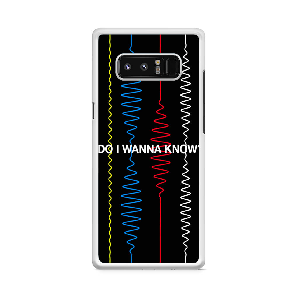 Do I Wanna Know Four Strings Galaxy Note 8 Case