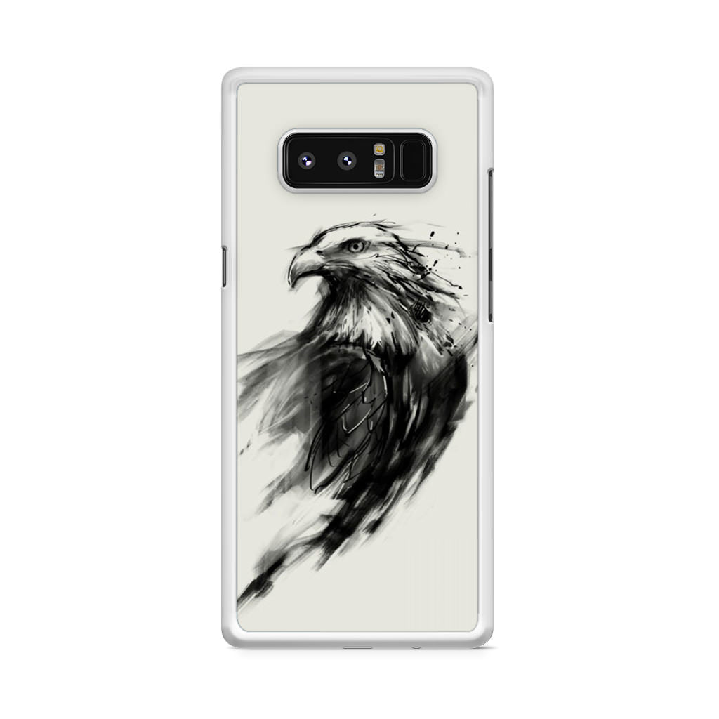 Eagle Art Black Ink Galaxy Note 8 Case