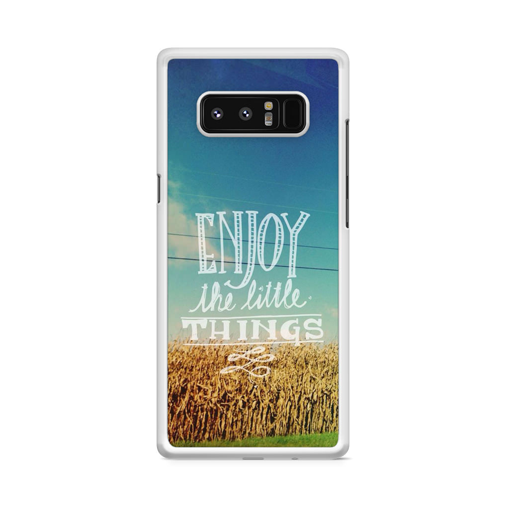 Enjoy The Little Things Galaxy Note 8 Case