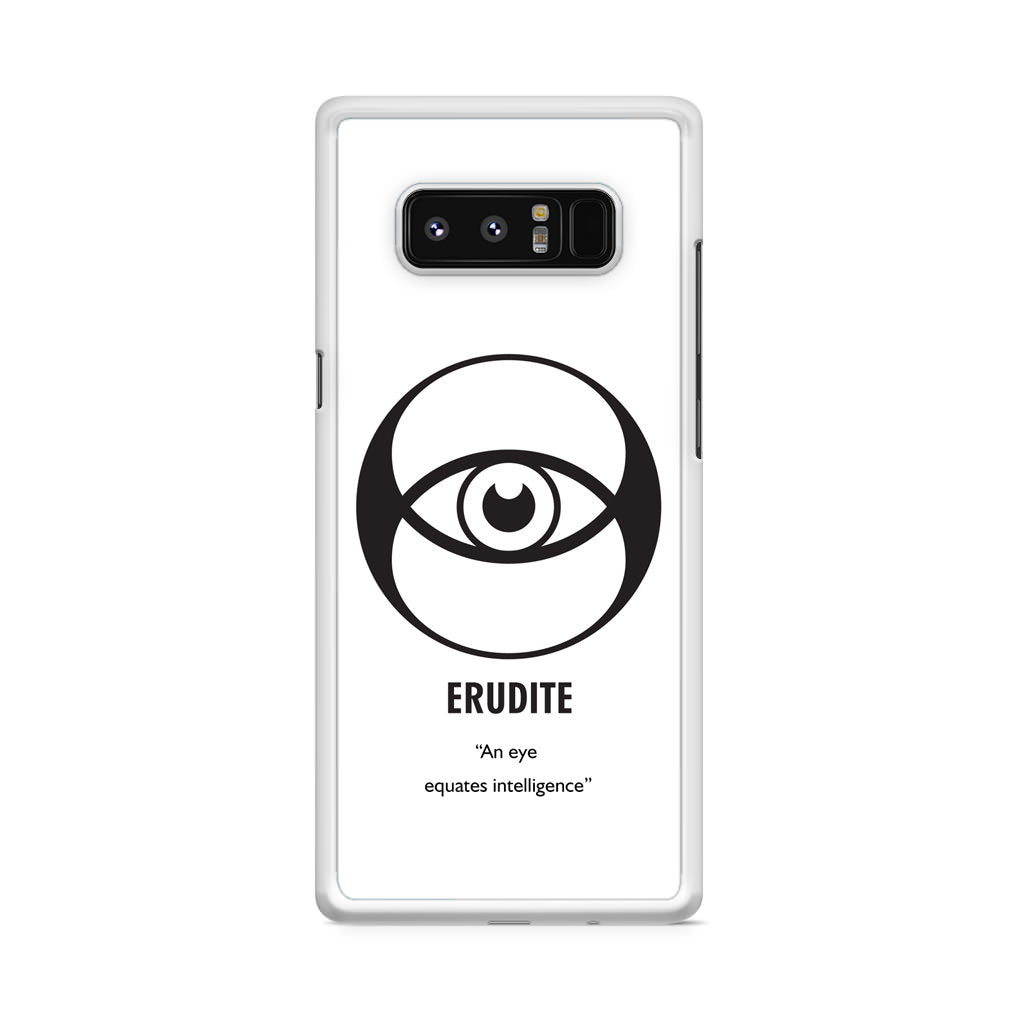 Erudite Divergent Faction Galaxy Note 8 Case