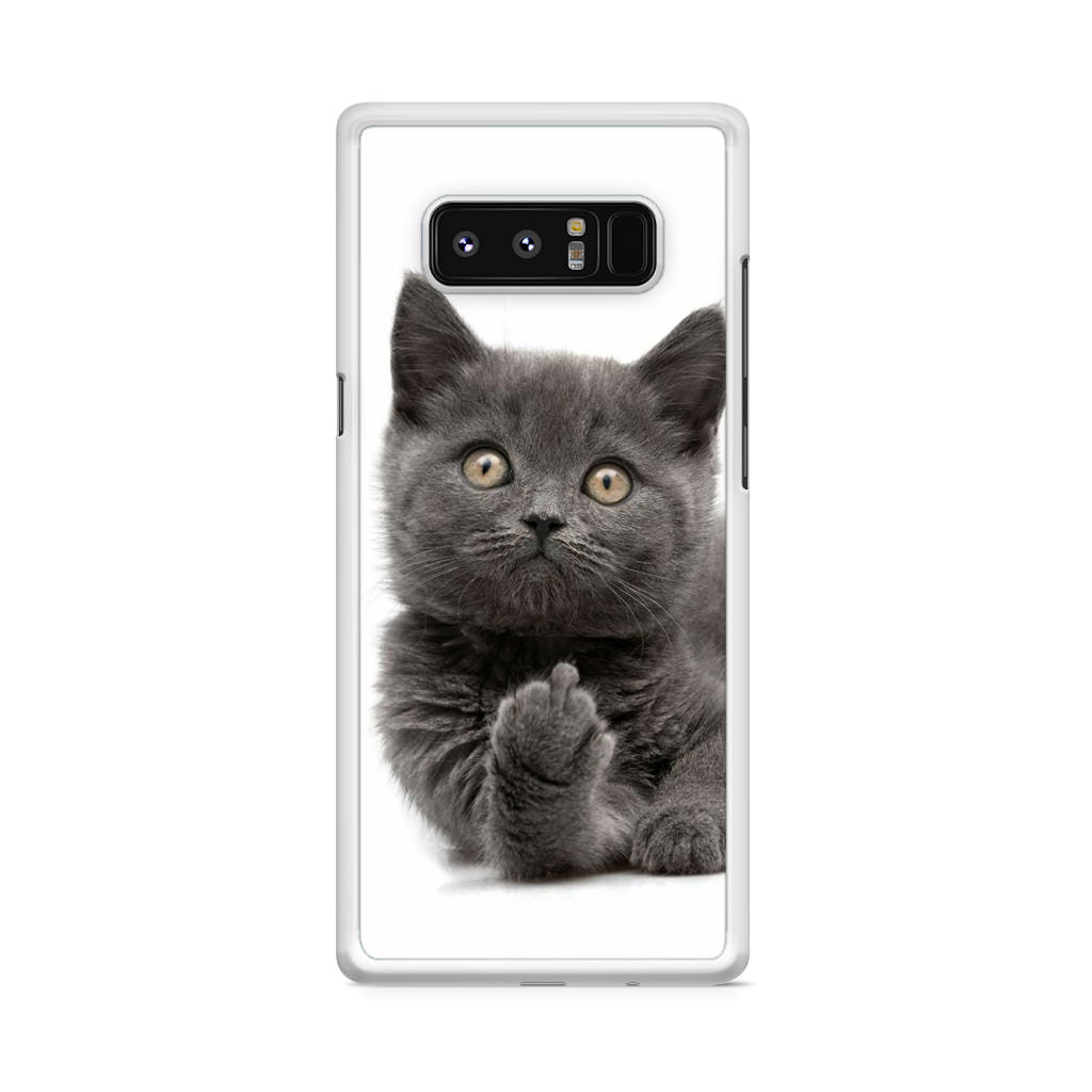 Finger British Shorthair Cat Galaxy Note 8 Case