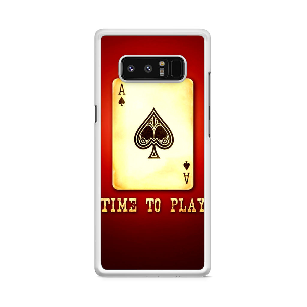 Game Card Time To Play Galaxy Note 8 Case