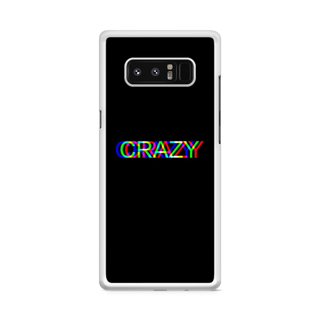 Glitch Crazy Galaxy Note 8 Case