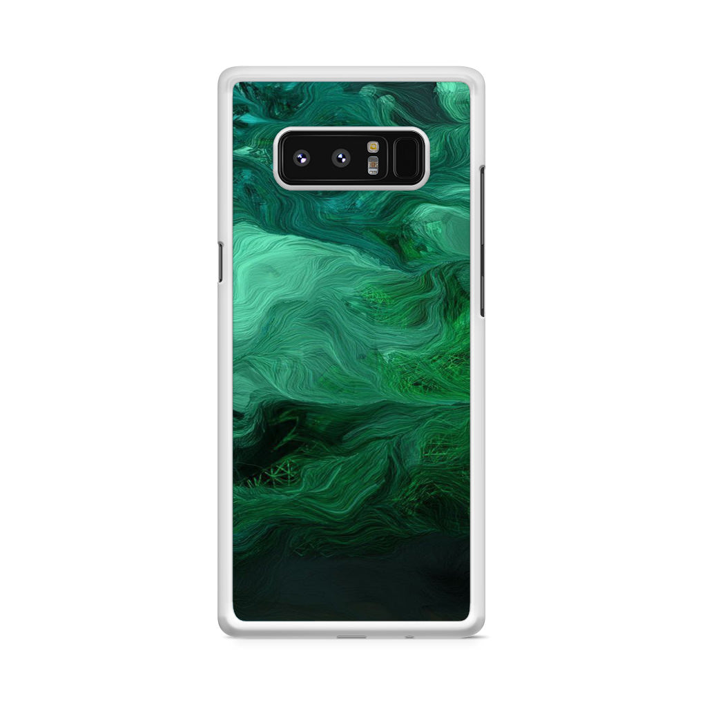 Green Abstract Art Galaxy Note 8 Case