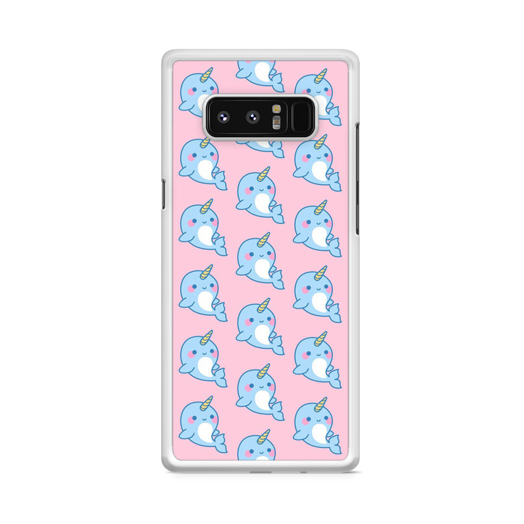 Horned Whales Pattern Galaxy Note 8 Case