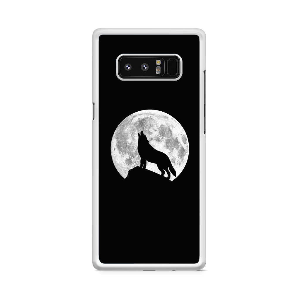 Howling Night Wolves Galaxy Note 8 Case