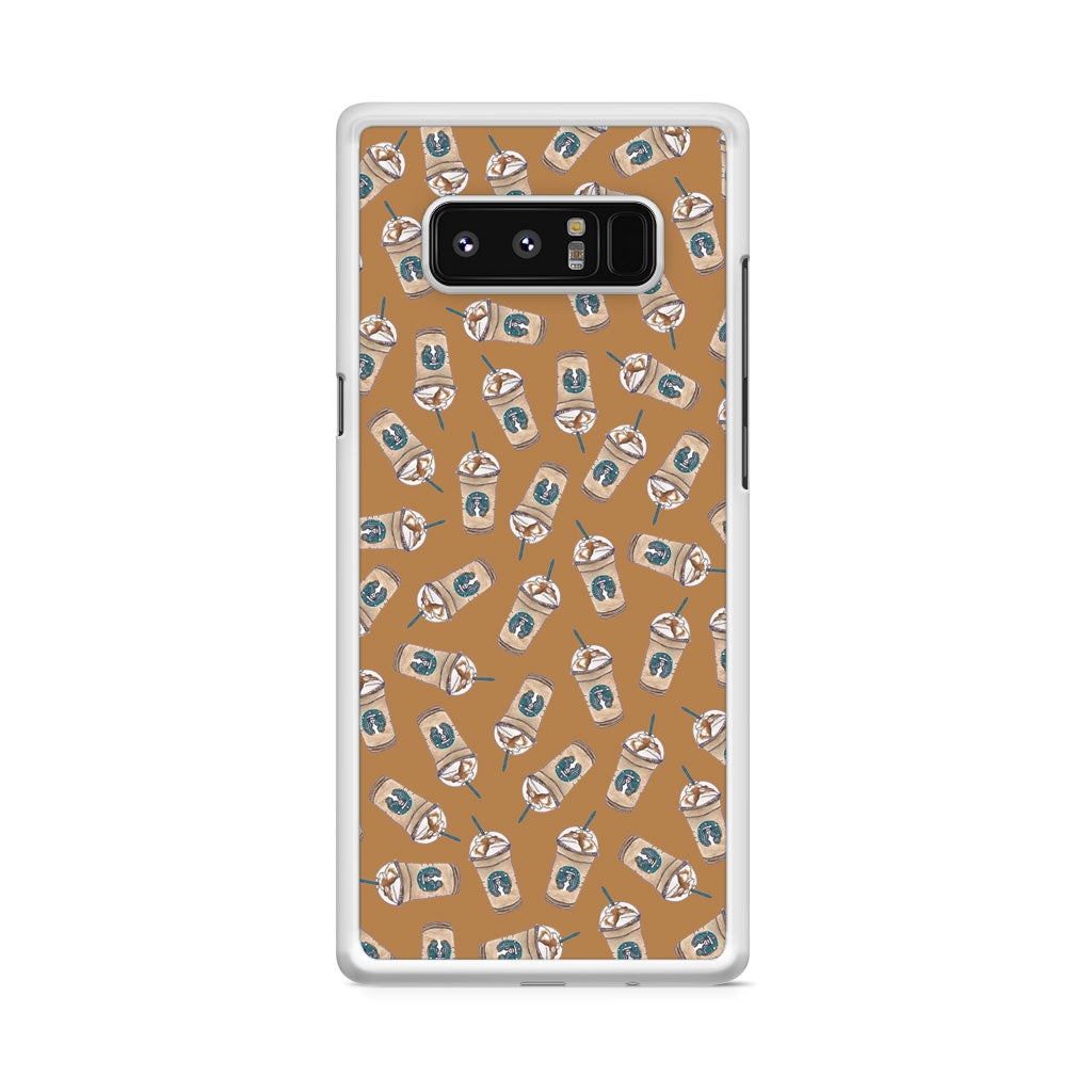 Iced Cappuccinos Lover Pattern Galaxy Note 8 Case