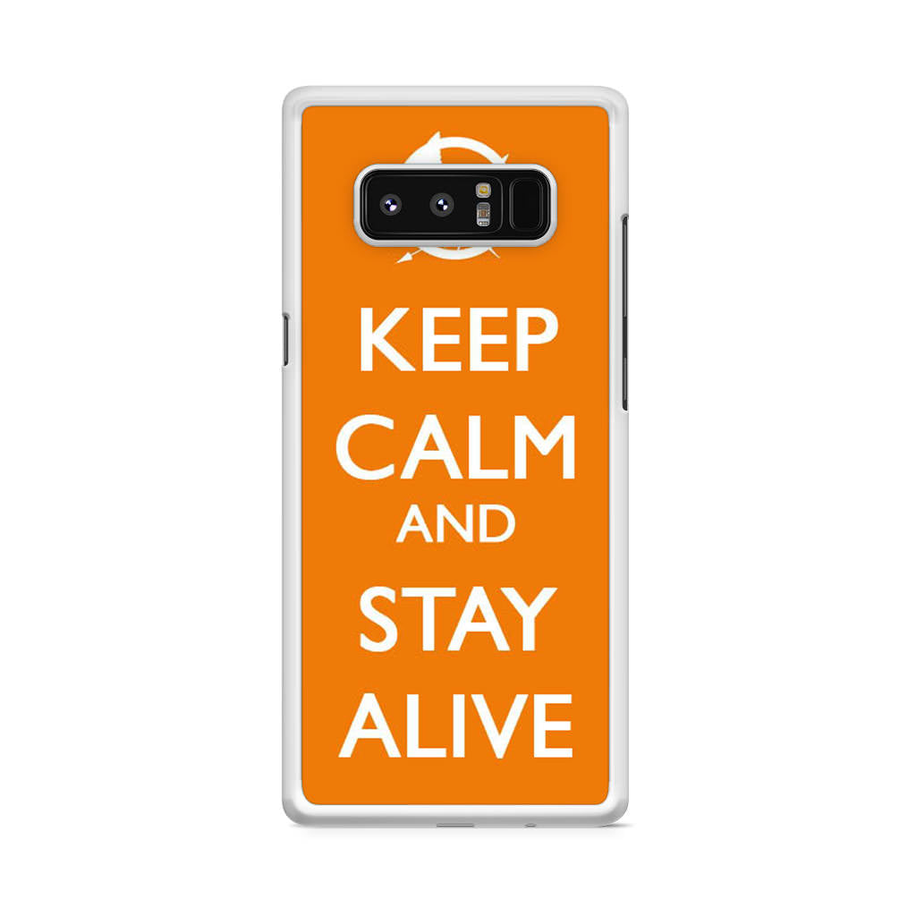 Keep Calm and Stay Alive Galaxy Note 8 Case