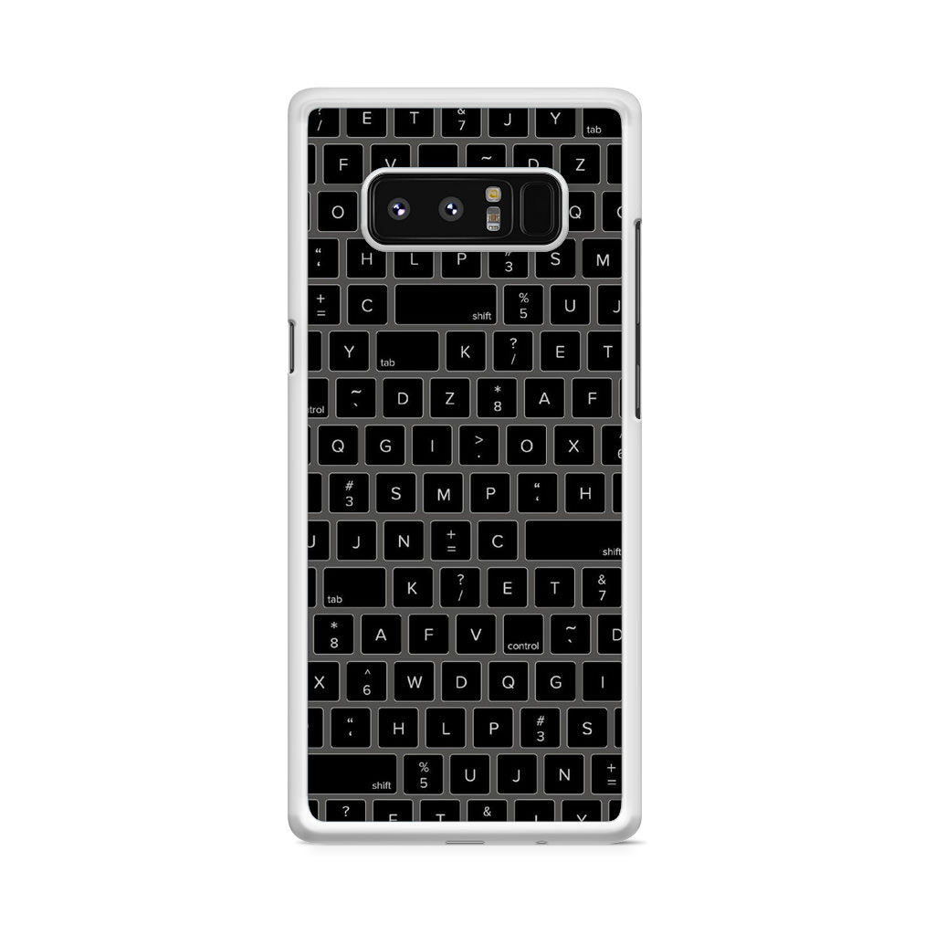 Keyboard Button Galaxy Note 8 Case