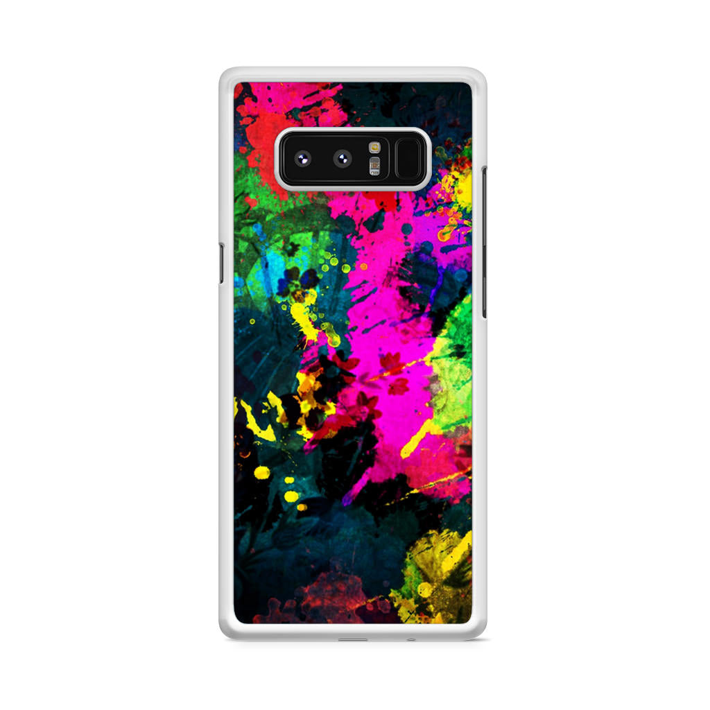 Mixture Colorful Paint Galaxy Note 8 Case