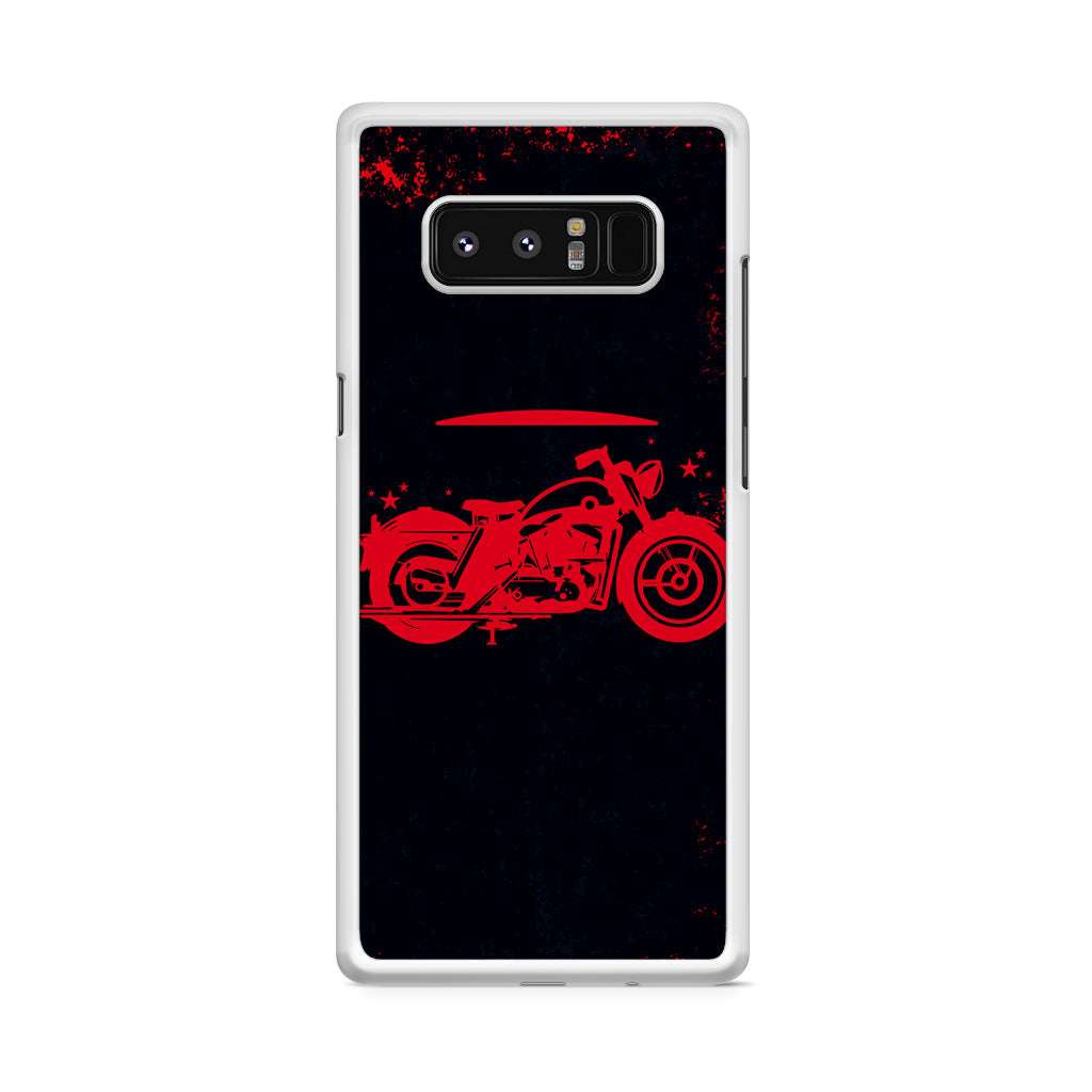 Motorcycle Red Art Galaxy Note 8 Case