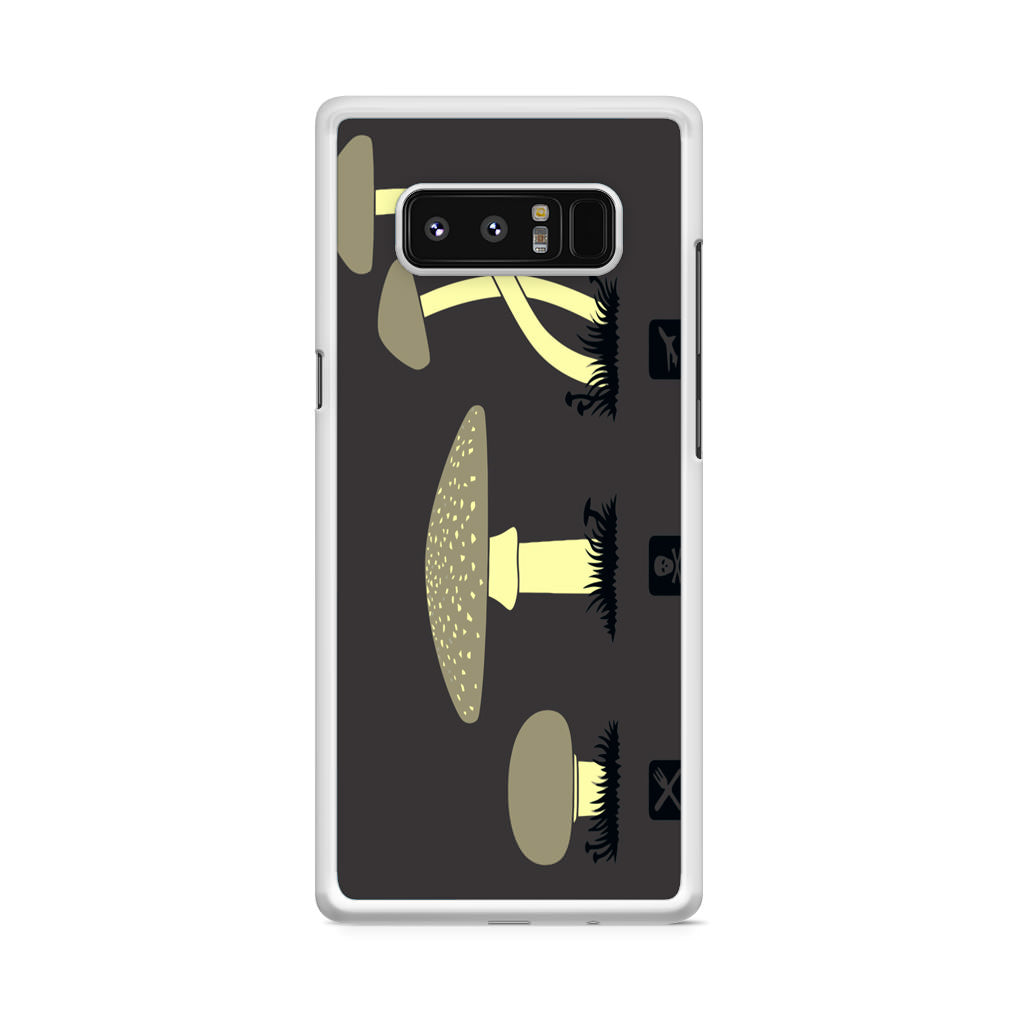 Mushroom Minimalism Galaxy Note 8 Case